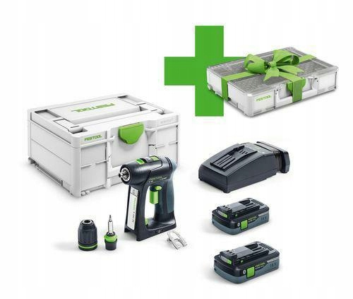 Festool Akumulatorowa wiertarko-wkrętarka C 18 HPC 4,0 I-Plus Organizer EditionWkrętarka C 18 (576435) organizer (204854) bi Festool Akumulatorowa wiertarko-wkrętarka C 18 HPC 4,0 I-Plus Organizer EditionWkrętarka C 18 (576435) organizer (204854) bi