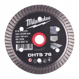 Milwaukee Tarcza diamentowa DHTi 76 mm