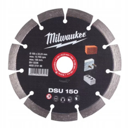 Milwaukee Tarcza diamentowa DSU 150 / 22.2 mm