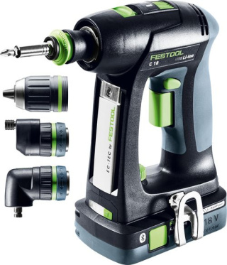 Festool Akumulatorowa wiertarko-wkrętarka C 18 HPC 4,0 I-Set