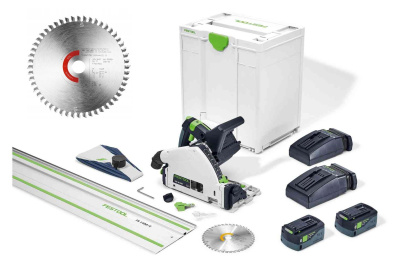 Festool TSC 55 5,2 KEBI-Plus/XL-FS zagłębiarka akumulatorowa+ tarcza do laminatu 205554