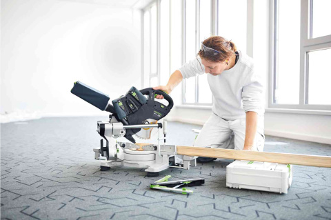 Akumulatorowa ukośnica przesuwna Festool KSC 60 EB 5,2 l-Plus 577174