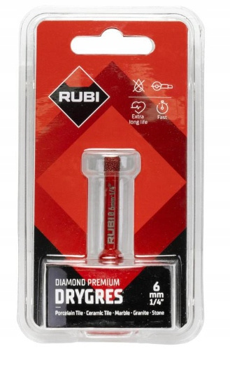 RUBI WIERTŁO DRYGRES PREMIUM Ø 6 mm.