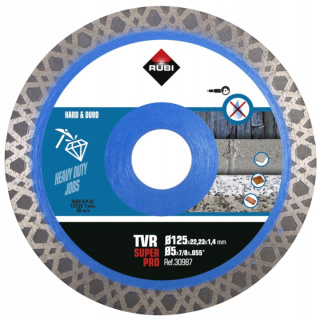 Rubi tarcza diamentowa TVR 125mm SUPERPRO