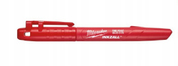 Milwaukee Marker ze standardową końcówką - czerwony - 1 szt.