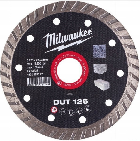 Milwaukee Tarcza diamentowa DUT 125 x 22,2 mm