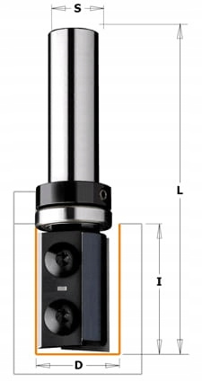 CMT - Frez HM D=19 I=28,3 L=68,5 S=8 Z=2