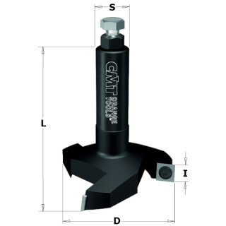 Frez trzpieniowy do płaszczyzn 60mm CMT HM wym. pł. D=60 I=12L=80 S=12x50 Do płaszczyzn Z3