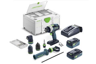 Akumulatorowa wiertarko-wkrętarka udarowa Festool TPC 18/4 5,0/4,0 I-Set/XL 577622