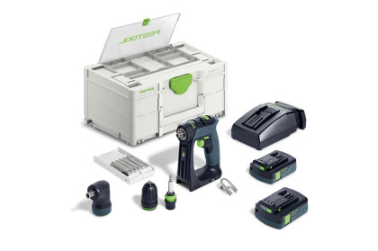 Akumulatorowa wiertarko-wkrętarka Festool CXS 18 C 3,0-Set