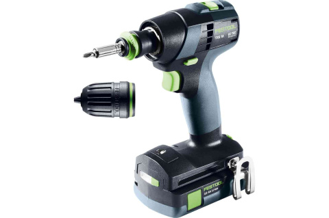 Festool TXS 18 C 3,0-Plus Akumulatorowa wiertarko-wkrętarka+ kaseta z bitami 769138