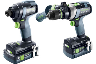 Zestaw wiertarko-wkrętarki i zakrętarki Festool TID 18 5,0/4,0-Set TPC 18/4