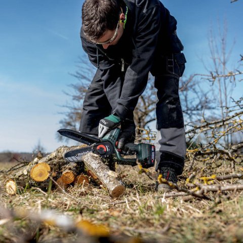 Pilarka piła łańcuchowa akumulatorowa Metabo MS 18 LTX15 18V osprzęt