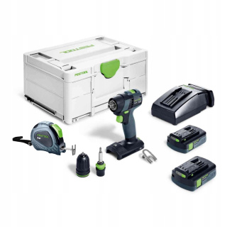 Festool TXS 18 C 3,0-Plus Akumulatorowa wiertarko-wkrętarka+ taśma