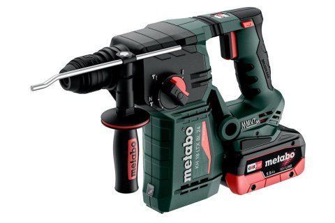 Młod udarowy Metabo KH 18 LTX BL 24 2x 5,5ah ładowarka ASC 145, w walizce metaBOX 165 L