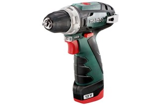 Wiertarko wkrętarka akumulatorowa Metabo PowerMaxx BS Basic 12V w zestawie z 2x aku i ładowarką