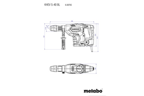 Kombimłotek KHEV 5-40 BL Metabo 600765500