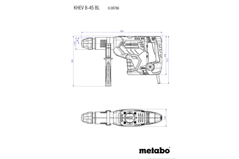 Kombimłotek KHEV 8-45 BL Metabo 600766500