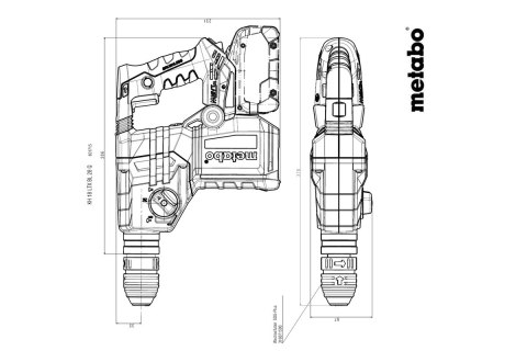 KH 18 LTX BL 28 Q Metabo MŁOT AKUMULATOROWY