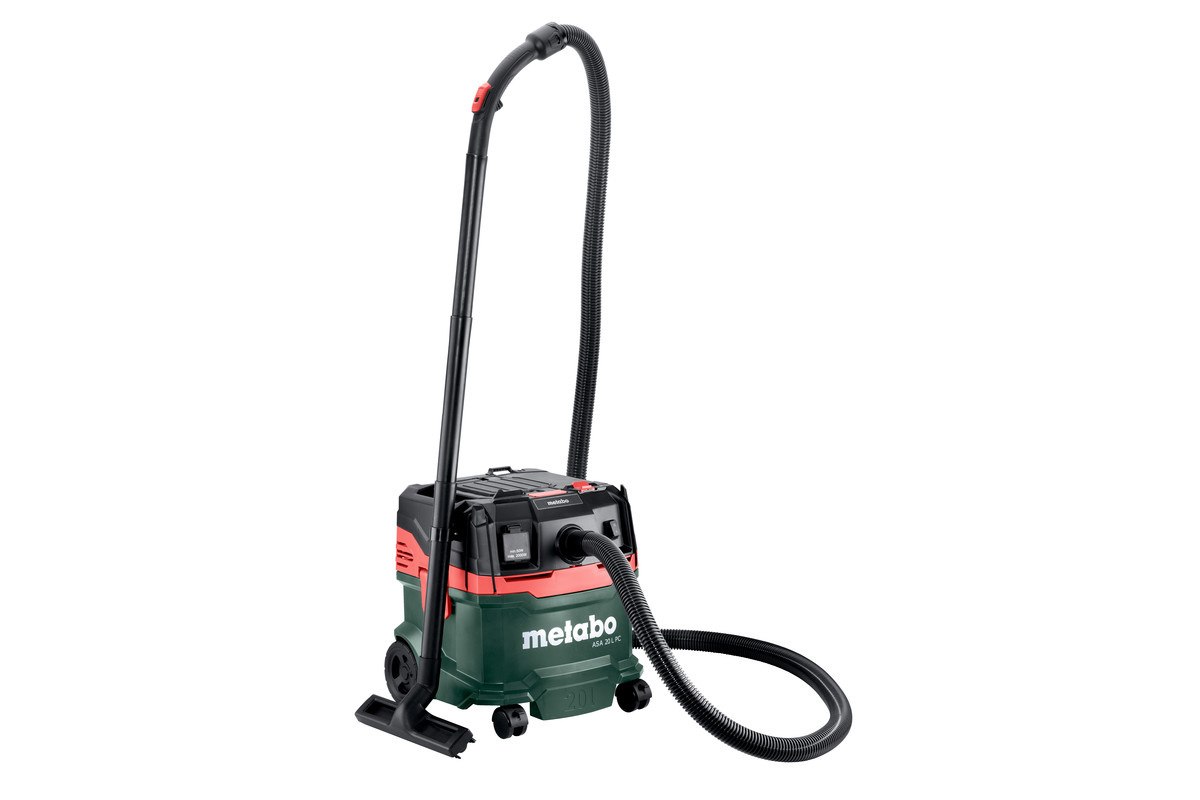 Metabo ASA 20 L PC - widok obudowy, gniazda elektronarzędzia i mocowania osprzętu