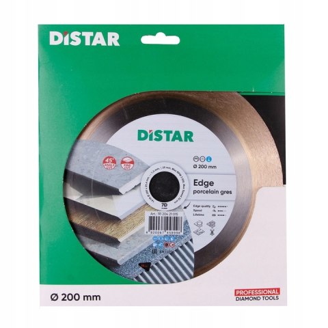 Tarcza diamentowa Distar EDGE 200mm do cięcia pod kątem