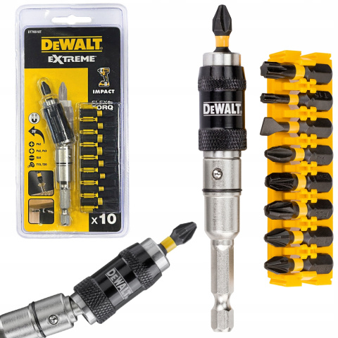 DEWALT DT70518T Bity udarowe uchwyt kątowy 10el