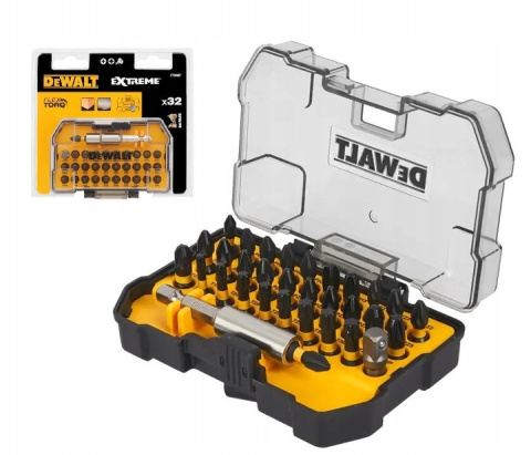 DEWALT Zestaw bitów 25mm Ph Pz Torx 32 elementy DT70560T