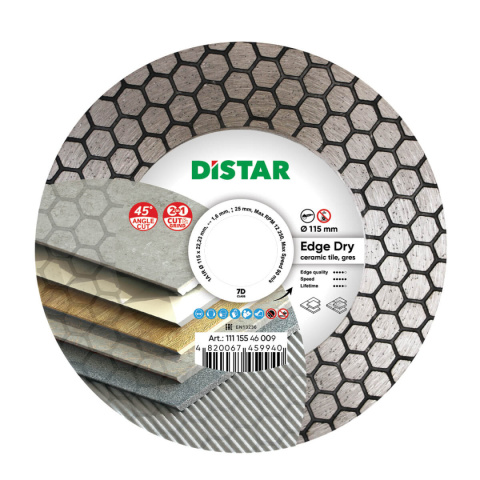 Diamentowa tarcza tnąca Distar 1A1R 115 Edge Dry