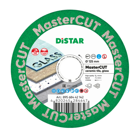 Diamentowa tarcza tnąca Distar 1A1R V 125 MasterCut