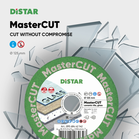 Diamentowa tarcza tnąca Distar 1A1R V 125 MasterCut