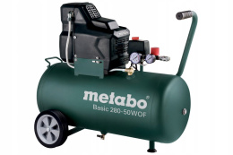 Sprężarka tłokowa bezolejowa Basic Metabo 280-50 W OF 1-fazowa 8 bar Metabo kompresor