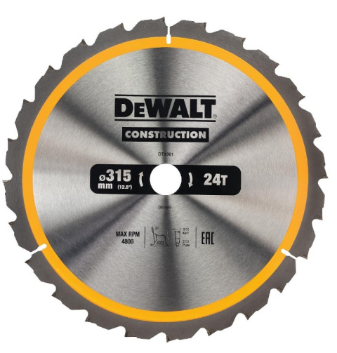 TARCZA do drewna DeWalt 315X30MM 24T