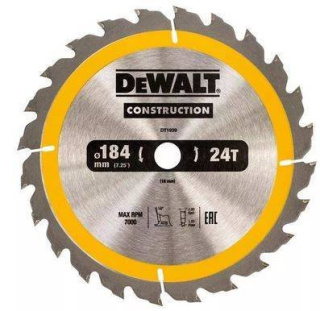 Tarcza DeWalt 184x16mm 24T (AC)