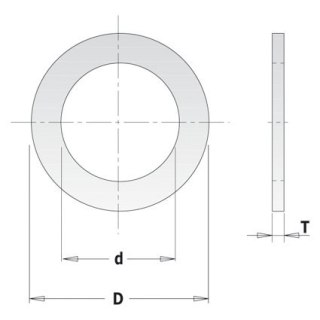 Redukcja do pił CMT D=30 d=16 T=1,4