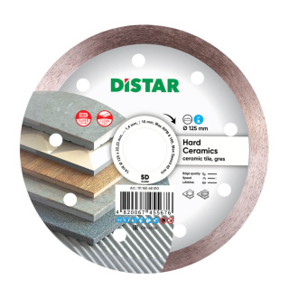 Diamentowa tarcza tnąca Distar 1A1R 125 Hard ceramics