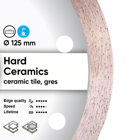 Diamentowa tarcza tnąca Distar 1A1R 125 Hard ceramics