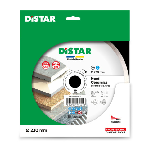 Diamentowa tarcza tnąca Distar 1A1R 230 Hard ceramics