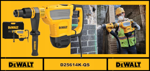 Młotowiertarka DeWALT D25614K SDS-Max 1350W 10,5J 6kg 45mm