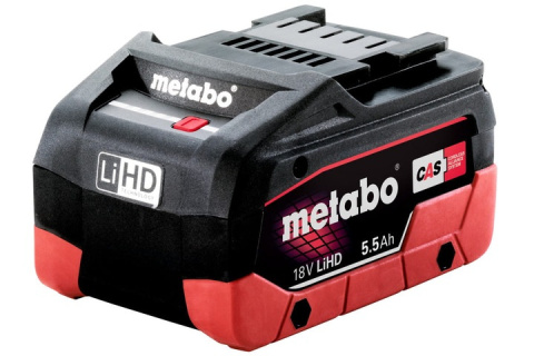 AKUMULATOR METABO LIHD 18 V - 5,5 AH AKUMULATOR METABO LIHD 18 V - 5,5 AH