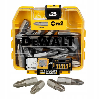 DEWALT DT71522-QZ ZESTAW BITÓW KOŃCÓWKI 25x PH2