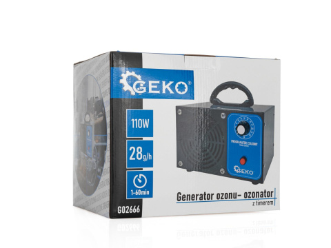 Generator ozonu GEKO ozonator z timerem 28000mg/h 1-60min