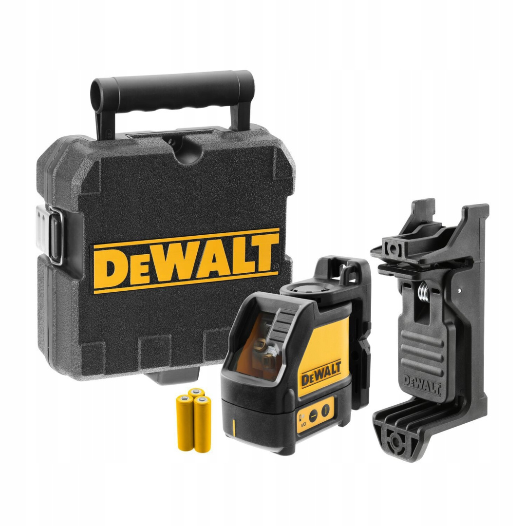 Laser krzyżowy DeWalt DW088K z czerwoną wiązką, samopoziomujący