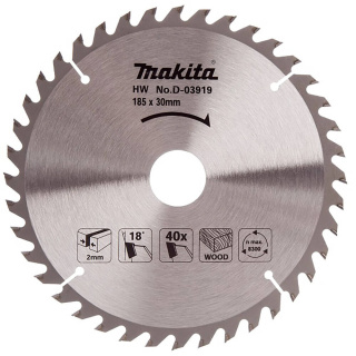 TARCZA TNĄCA ECONOMY MAKITA 185x30MM; 40Z