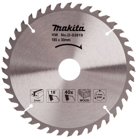 TARCZA TNĄCA ECONOMY MAKITA 185x30MM; 40Z