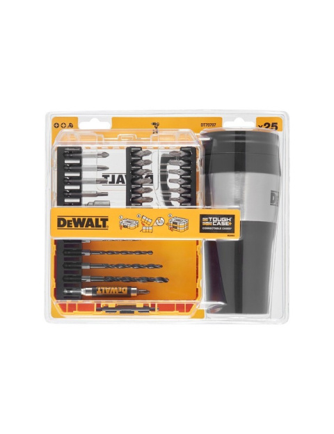 Zestaw 25 bitów DeWalt w opakowaniu