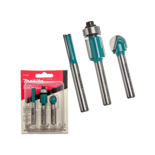 ZESTAW FREZÓW MAKITA 6MM (3 SZT.)