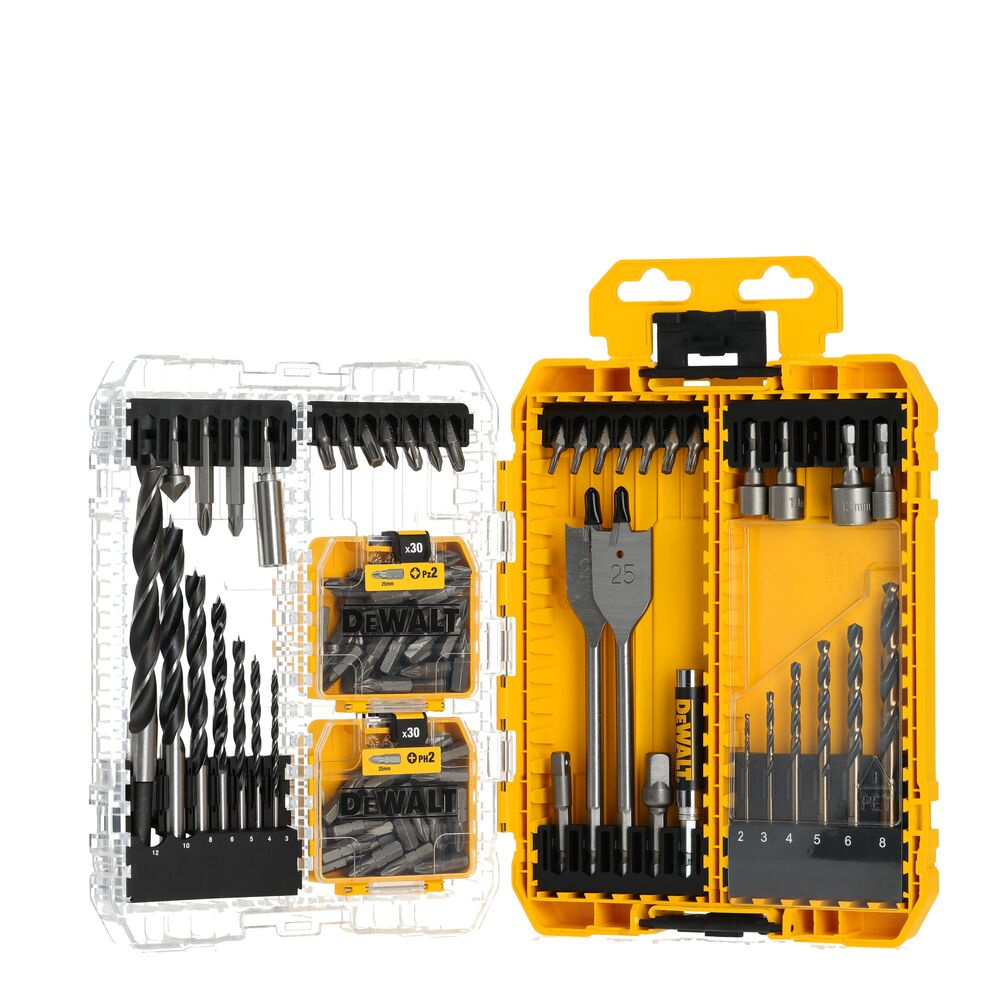 Zestaw bit&oacute;w i wierteł DeWalt 100 szt
