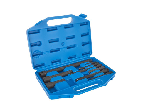 Zestaw przedłużek udarowych GEKO 1/4" 3/8" 1/2" CrV 9szt Zestaw przedłużek udarowych GEKO 1/4" 3/8" 1/2" CrV 9szt