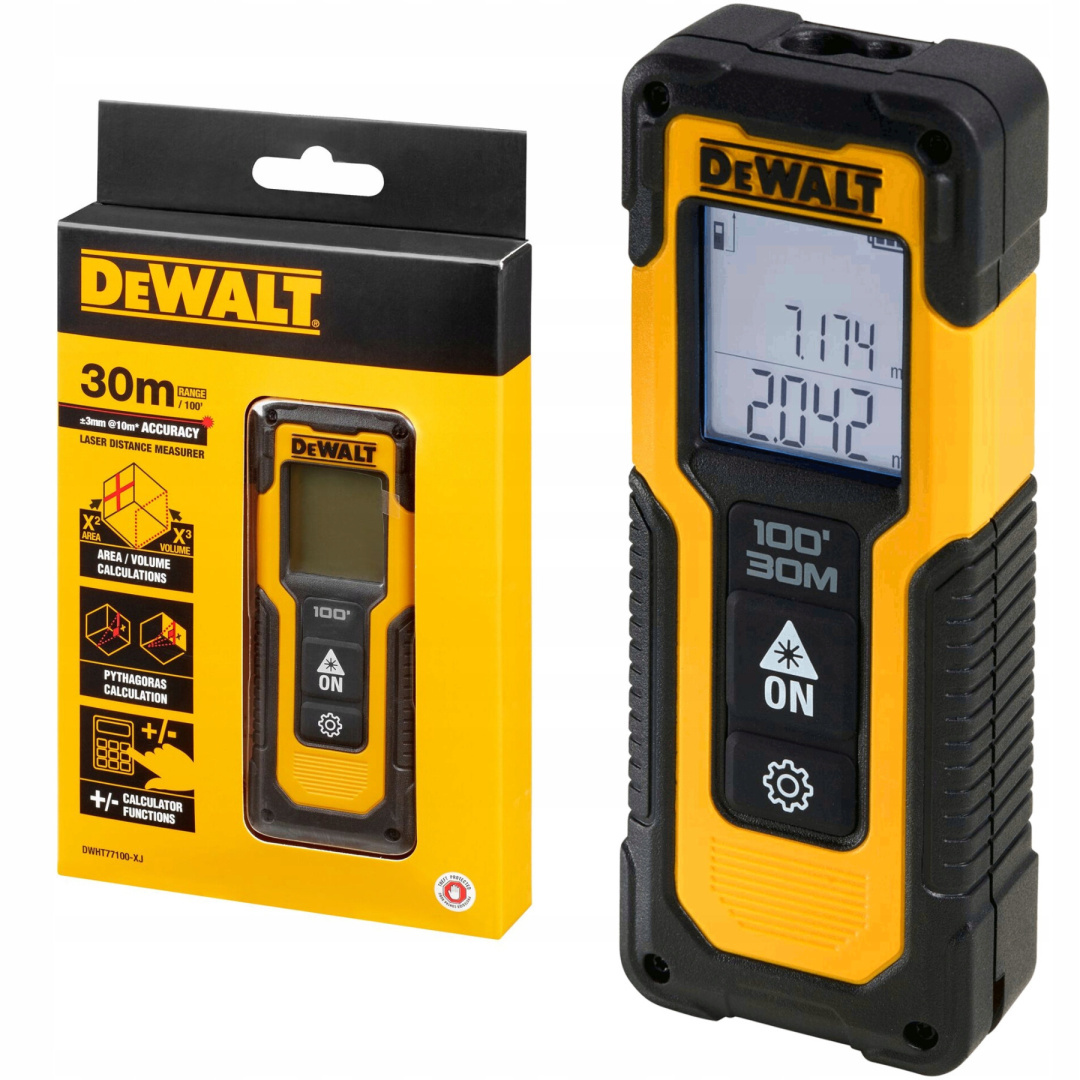 Dalmierz laserowy DeWalt DWHT77100-XJ 30 m