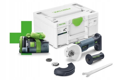 Festool Akumulatorowa szlifierka kątowa AGC 18-125 EB-Basic akumulator gratis Festool Akumulatorowa szlifierka kątowa AGC 18-125 EB-Basic akumulator gratis